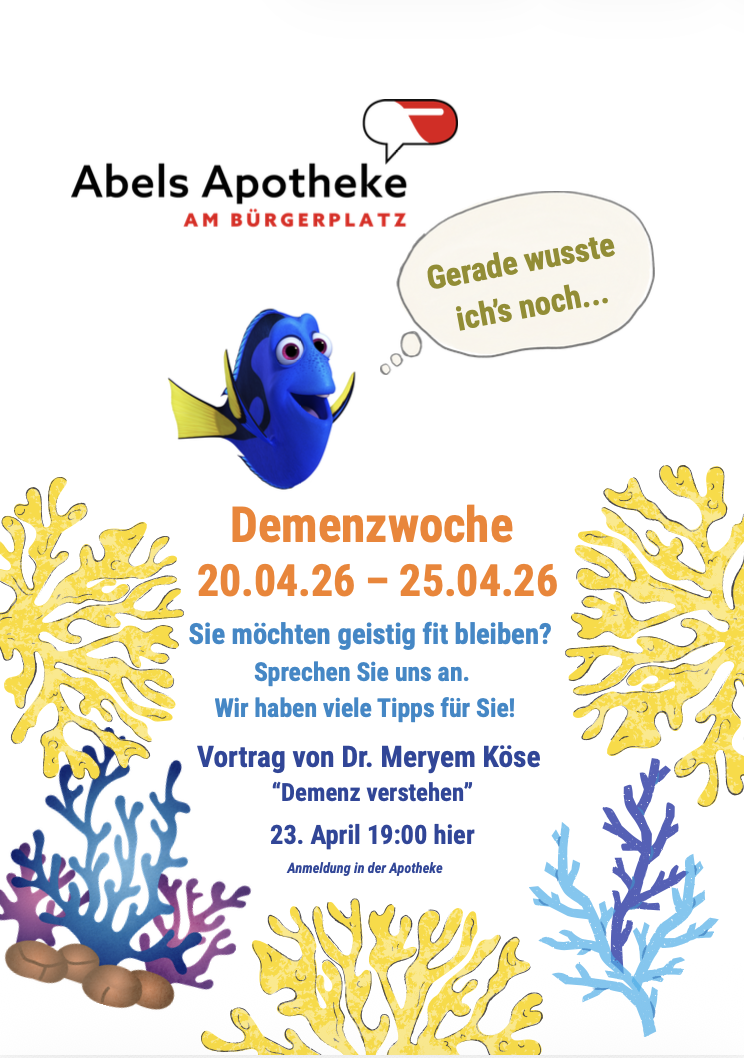 Demenzwoche 2026 Abels Apotheken Erftstadt